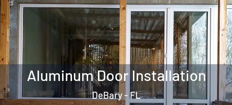  Aluminum Door Installation DeBary - FL