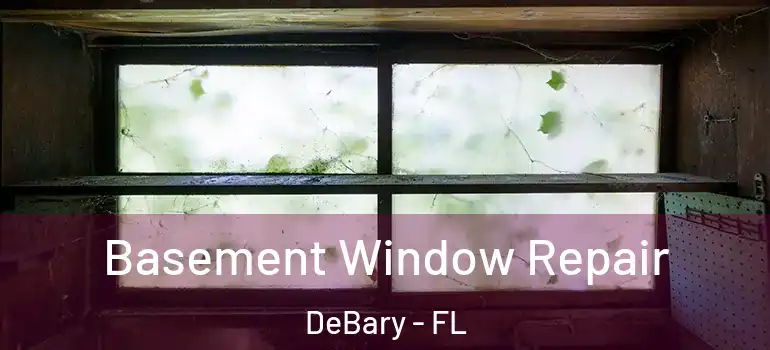  Basement Window Repair DeBary - FL