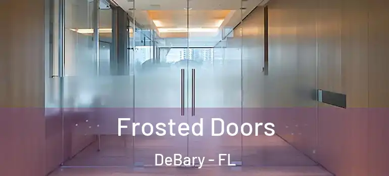 Frosted Doors DeBary - FL