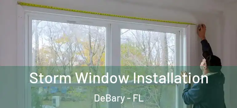  Storm Window Installation DeBary - FL