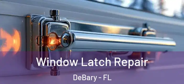  Window Latch Repair DeBary - FL