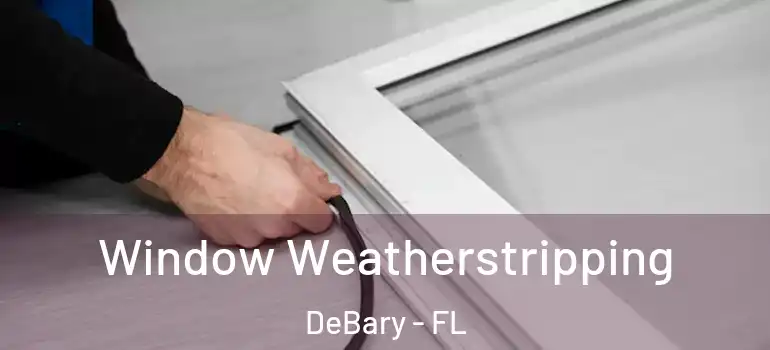  Window Weatherstripping DeBary - FL